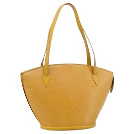LOUIS VUITTON Epi Saint Jacques Shopping Bag Giallo M52269 LV Auth 185994