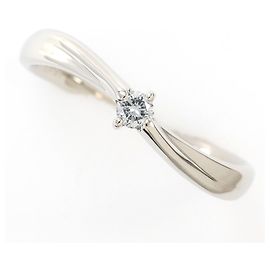 Autre Marque Platin-Diamant-Ring