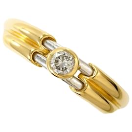 Autre Marque Ring in Platin und Gelbgold