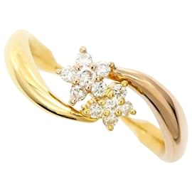 18K Goldring mit Diamant - Autre Marque