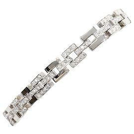 Autre Marque 18K Weißgold-Charm-Armband mit Diamant