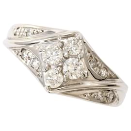 Platinring mit Diamant - Autre Marque