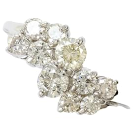 PT900 Platinring mit Diamant - Autre Marque