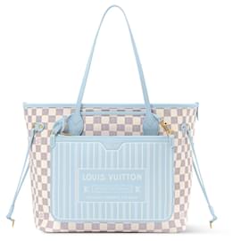 Louis Vuitton Neverfull MM Damier Azur Canvas Tasche