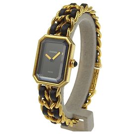 Chanel Premiere Rock Quartz Uhr Plated Metal and Leather 20