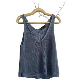 Polo Ralph Lauren Ralph Lauren Camiseta de tirantes de punto 100% lino - Azul