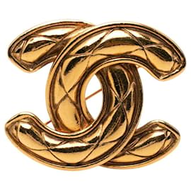 Spilla Chanel Coco Mark placcata oro