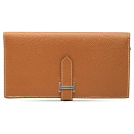 Hermès Hermes Bearn Soufflé Bi-fold Long Wallet