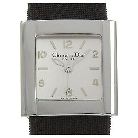 Dior Riva Uhr aus Edelstahl