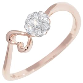 Au750 Diamanten-Blumenring - Autre Marque