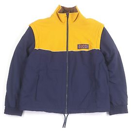 Chaqueta 2way de jersey técnico con estampado integral del logotipo Gucci GG