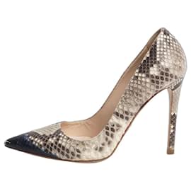 Prada Tacchi rettile marroni - taglia EU 37 (UK 4)