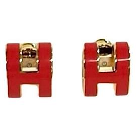 HERMES Mini Pop H Logo Motif Ohrringe - Hermès