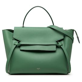 Céline Celine Gürteltasche aus grünem Leder