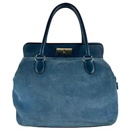 Hermès Borsa Hermes Toolbox 26 in Blue Thalassa