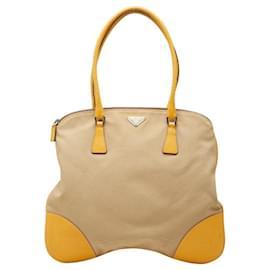 Bolsa Tote Prada com placa de logotipo Triangle