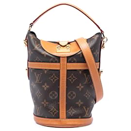 Louis Vuitton Brauner Monogram Duffle Bucket Bag