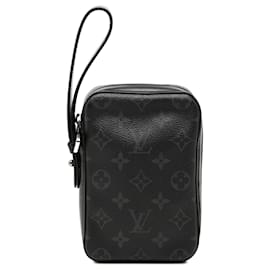 Clutch Box Monogram Eclipse nera Louis Vuitton