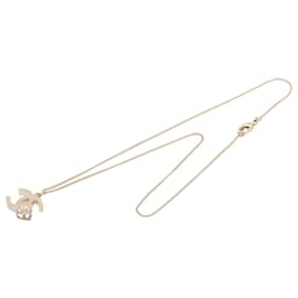 Collana con pendente Camelia placcato oro Gold CC Chanel