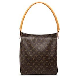 Louis Vuitton Marrone Monogram Looping GM