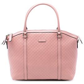 Borsa Gucci Rosa Large Microguccissima Dome Satchel