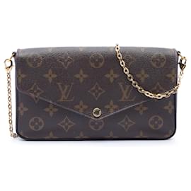 Louis Vuitton Pochette Felicie Marrone Monogram