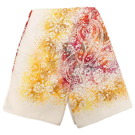 Sciarpa in seta Hermès White Indian Dust 90
