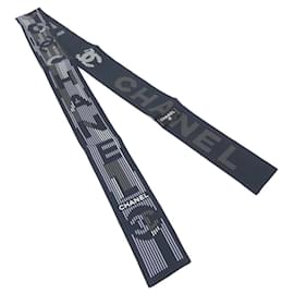 Cerchietto in nastro di seta multicolore Chanel