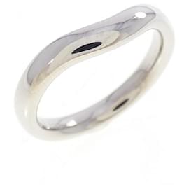 Anello a fascia curva in platino Tiffany - Tiffany & Co