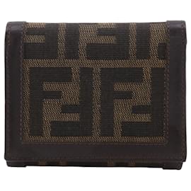Fendi Zucca Tri-fold Wallet