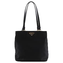 Borsa Tote in Nylon Nero Prada