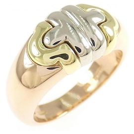Bulgari Anello Bvlgari a fascia tricolore 750