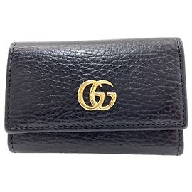 Gucci GG Marmont Leder-Schlüsselanhänger