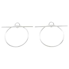 Hermes Echappet Silver Stud Earrings - Hermès