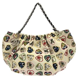 Borsa Chanel 31412 in tela avorio