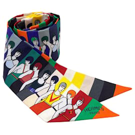 Foulard in seta Twilly Hermes - Hermès