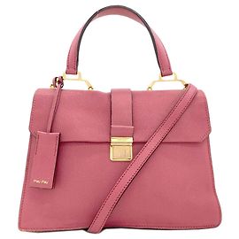 Borsa a 2 vie in pelle da donna Miu Miu