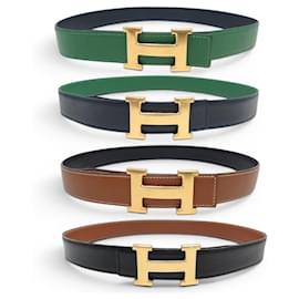 Hermès Hermes H Takeoff 32mm Reversible Belt Black ref.2563138