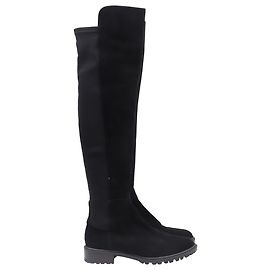 Stivali alti in scamosciato nero Stuart Weitzman