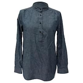 Blusa de denim A.P.C. en algodón azul claro - Apc