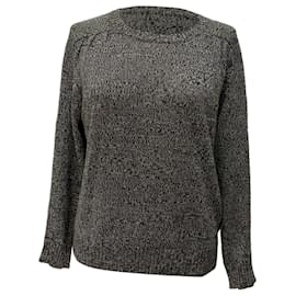 A.P.C. Rundhalspullover aus grauem Leinen - Autre Marque