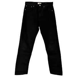 Pantalones vaqueros rectos Totême en algodón negro