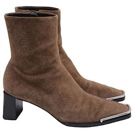 Stivaletti Alexander Wang in scamosciato marrone