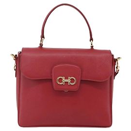 Salvatore Ferragamo Gancini Leather