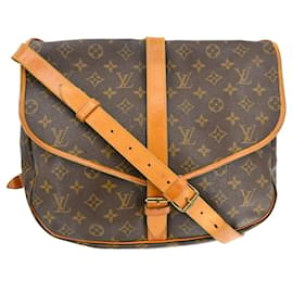 Borsa Louis Vuitton Saumur in tela Monogram 35