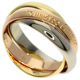 Cartier Trinity Ring aus 18K Rosé Weiß und Gelbgold
