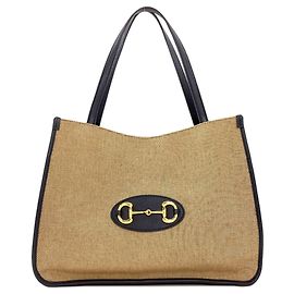 Gucci 623694 Horsebit 1955 Japan Limited Edition Canvas Tote Bag
