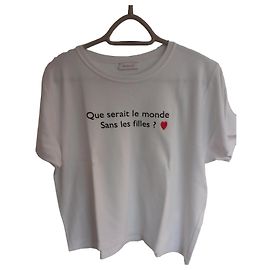Kookaï weißes Grafik-T-Shirt