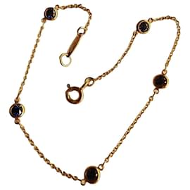 Bracciale Tiffany & Co. Elsa Peretti Color by the Yard Oro Giallo e Zaffiri