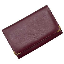 Cartera Bi-Fold Cartier en Bordeaux